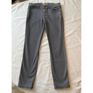 Philosophy Republic Clothing Black White Star Slim‎ Fit Pants Women's Size 6